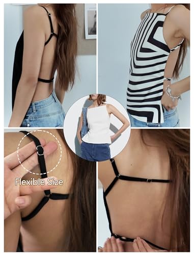 Image of heyheyshine Women's Halter Summer Casual Y2K Crop Tee Backless Crop Cami Tops Strap Tie Up Camisole Sleeveless