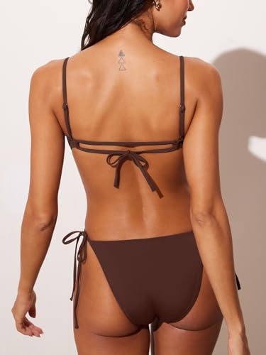 Image of DOBREVA Women's Strappy One Piece Swimsuit | Soft Stretch Fabric, Cutout Bathing Suit, Open Back, Scoop Neck, Adjustable Straps, Removable Pads, For beach, pool, vacation