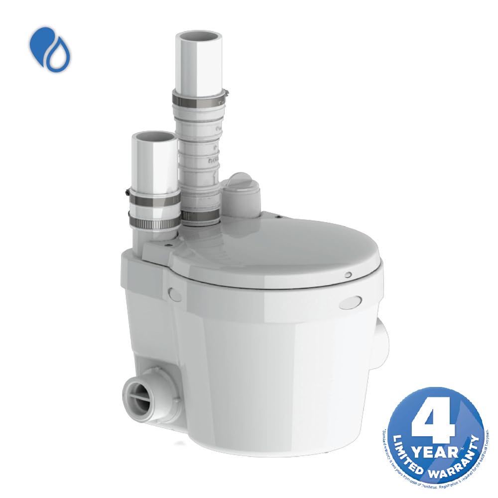 Saniflo 021 SANISWIFT Residental Gray Water Pump, White