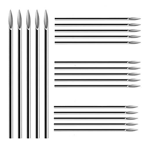 Piercing Needles - body piercing needles 12g.13g.14g.15g.16g.17g.18g.20g Individualized Package for Piercing Needle Supplies Piercing Kit (14G)