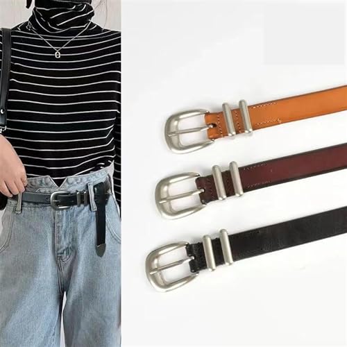 Waist Belt Women's Waist Belts Pure Cowhide Belts Retro Adjustable Belt Simple and Versatile Jeans Dress4
