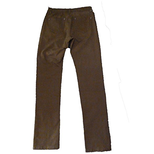 Pantalones niña marrón 16 años Miss Sister elásticos que no aprietan la cintura