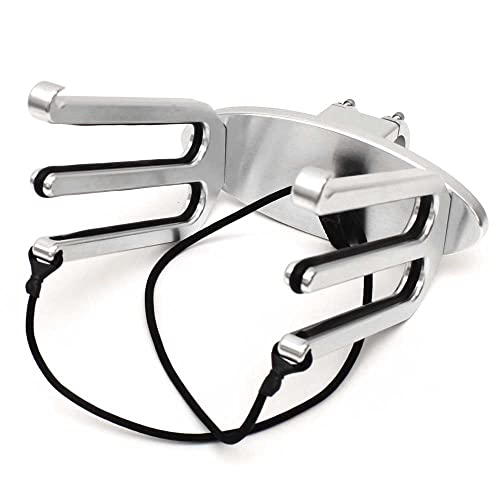 Krypt Towers Thrust Wakeboard Tower, Forward or Reverse Leaning, Single Bolt Feet, 2.25 inch Tubing, Optional Integrated Over Tower Bimini (Black)