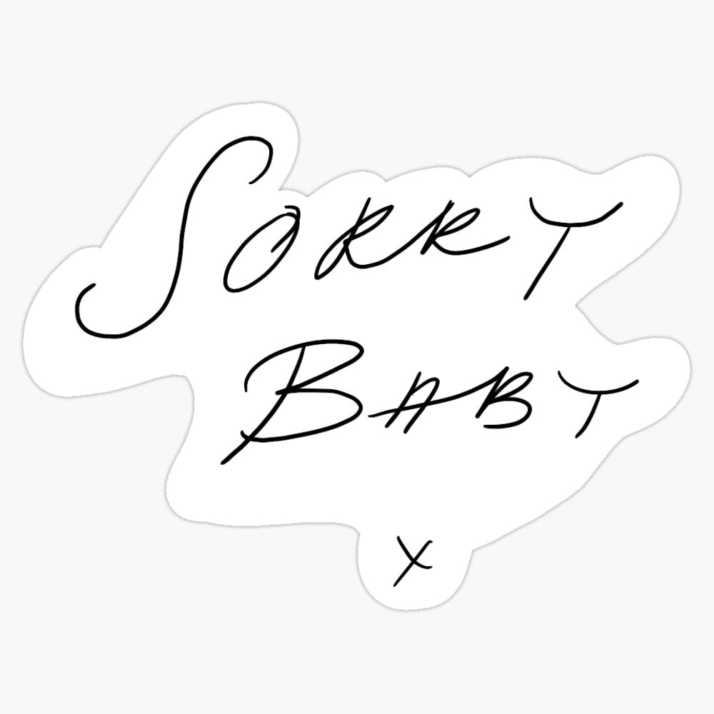 Sorry Baby x - killing eve Sticker Bumper Sticker Vinyl Decal 5"