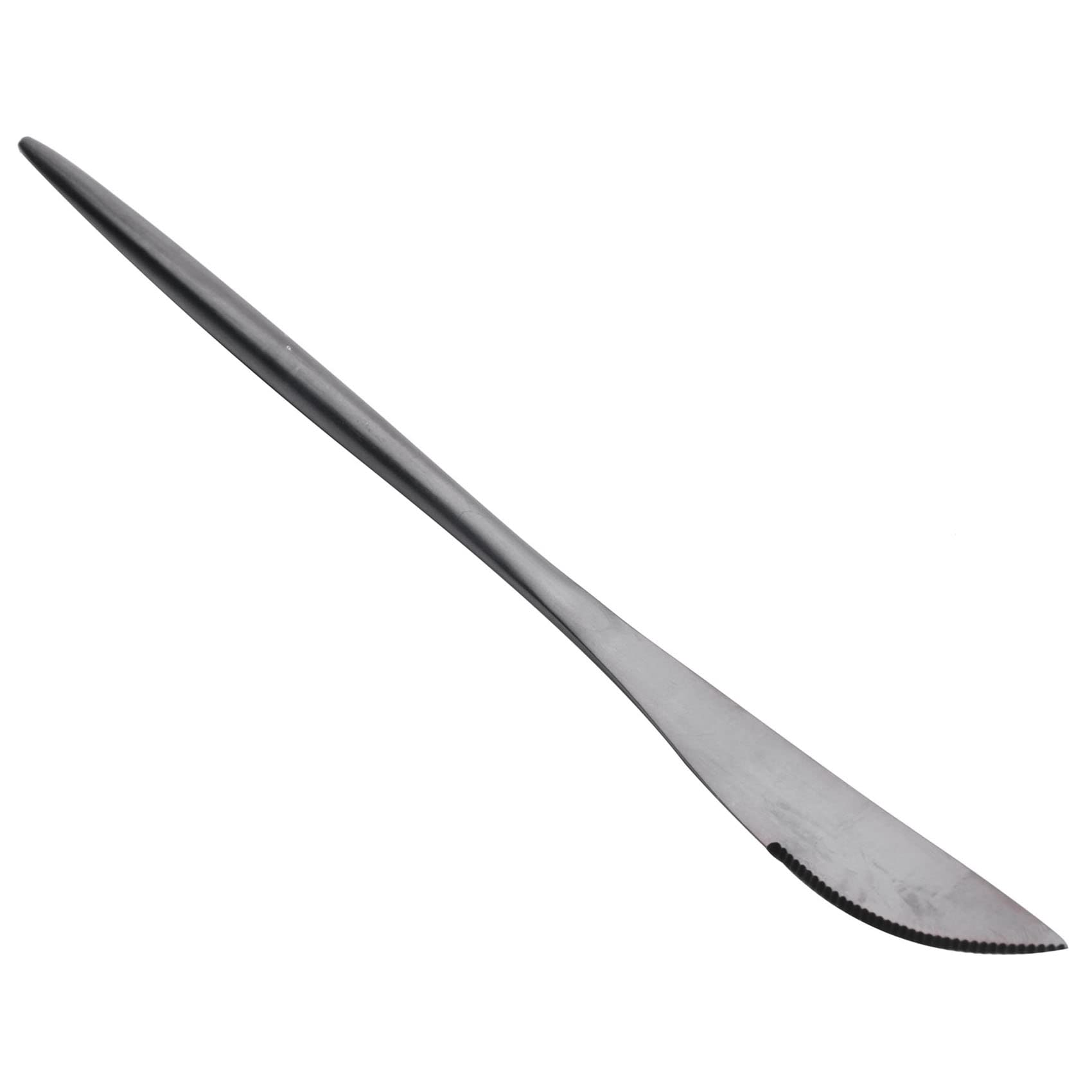 Besteck-Set, Schwarz, matt, 20-teilig, Edelstahl für die Küche und das Restaurant.