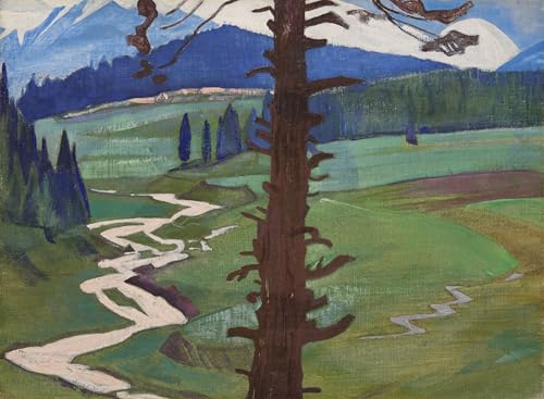 Impression sur toile Pir Panjal Nicholas Roerich affiche moderne salon 60x90cm