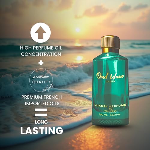 Image of MissBliss - Oud Wave 100ml | Eau de Parfum | Luxury Perfume for Man & Woman | Long Lasting Fresh Marine, Citrus, Oud & Musk Fragrance | Premium Everyday Perfume | Gift for Man & Woman