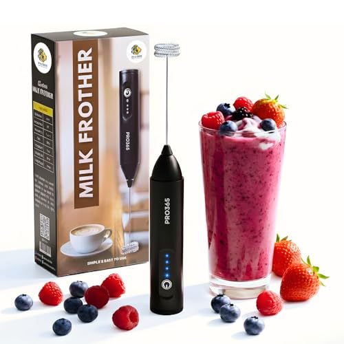 PRO365 Quick Charge Hand Blender | Portable Food-Grade Steel Mesh...