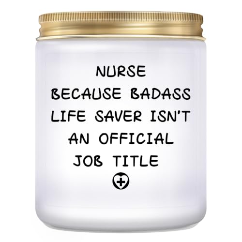 Nurse Gifts for Women, Funny Unique School Nurse Practitioner Candle Gifts