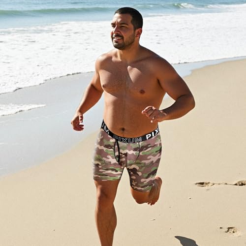 Men's Boxer Brief Underwear Open Fly Pouch for Ultra-Soft Comfort Men's Underwear3