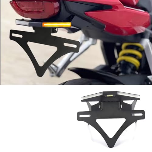 Support de plaque d'immatriculation à montage central rigide anti-vibrations CB650R