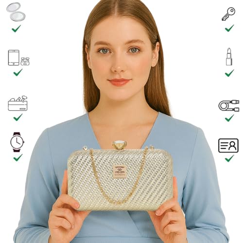 Image of ESBEDA Sparkle Luxe Women's Clutch For WomensStylish Clutch | Gift Bag For Women