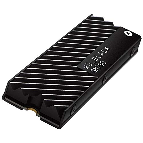 Western Digital 500GB SN750 NVMe Internal Gaming SSD Solid State Drive with Heatsink - Gen3 PCIe, M.2 2280, 3D NAND, Up  - Additional View