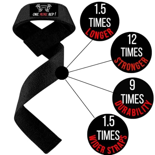 Image of Crowny Weight Lifting Straps and Wrist Support for Gym - Accessories for Men and Women - Deadlift Strap for Weightlifting & Powerlifting and Grip With Padded Support | Free Size | Cotton anti slip straps