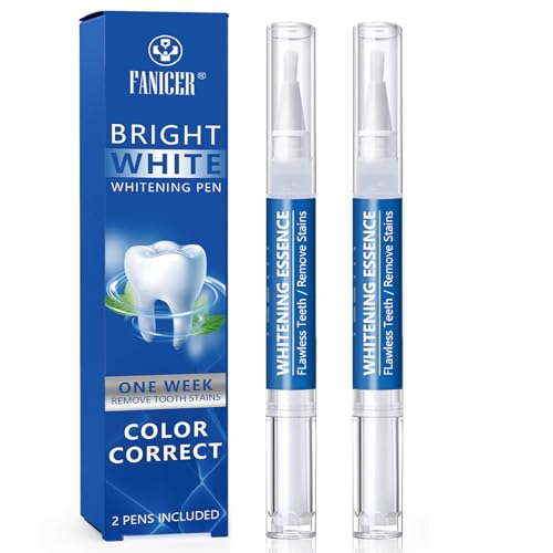2 Pezzi Penna Sbiancante Denti, Penna Teeth Whitening,Cura Sbiancamento de