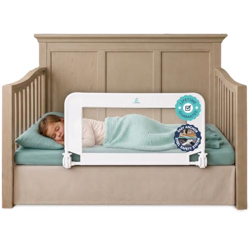 Hiccapop Convertible Crib Bed Rail for Toddlers, Crib Rail...