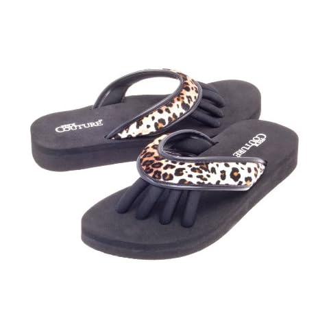 Pedi Couture SPA, pedicure, sandal, black with leopard look Cover