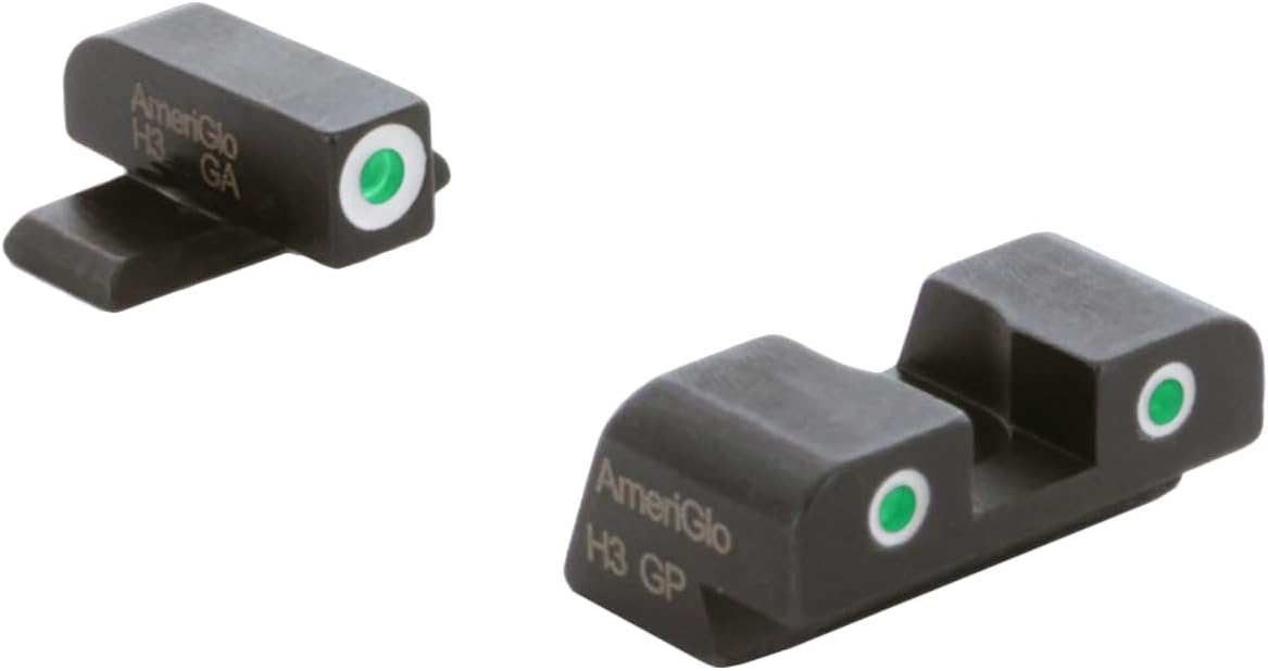 AMERIGLO Classic Series - Three-Dot Tritium Design Springfield Set - Fits Hellcat Standard Models