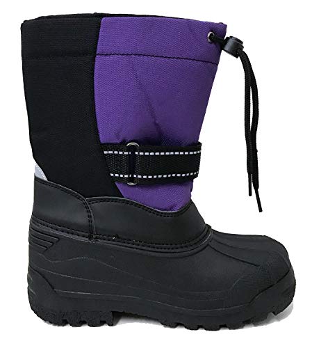 Puddington Boys & Girls Childrens Snow Boots Winter Cold Weather Waterproof Fur Lined4