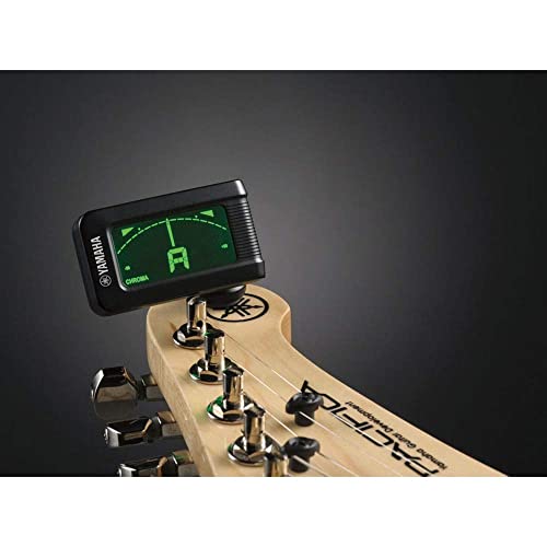 Image of Yamaha YTC5 Guitar Tuner - Accurate Clip-On Tuner for Acoustic, Electric & Bass Guitars, Easy to Use, Compact & Portable, Fast and Precise Tuning