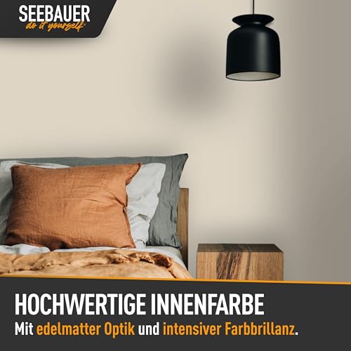 Wandfarbe Beige Seebauer DIY 2,5L für Innen (No. 005 Orchid Dream)