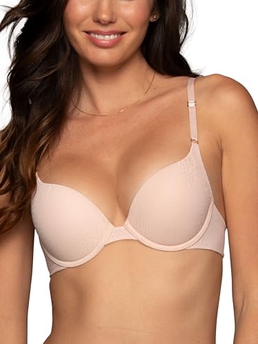 Image of Vanity Fair Women's Ego Boost Push Up Bra, Adds Up to One Full Cup Size, Underwire Push Up Bras for Women