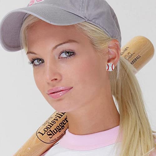 Baseball Earrings for Women Sports Drop Dangle Earrings Baseball Stud Earring for Sport Lover Jewelry Gifts3