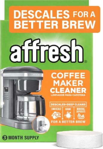 Image of Affresh Coffee Maker Cleaner, Works with Multi-cup and Single-serve Brewers, 3 Tablets (Pack of 6)