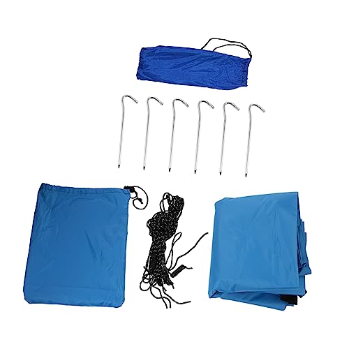 Balacoo Tent Tarp Rain Cover Uv Blocking Canopy 6 Aluminum Nails Perfect for Camping Outdoor Activities