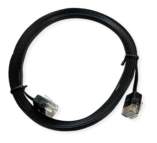 ROLINE UTP Patch Cable Cat.6A Extra Plano Negro 2m miniatura 3