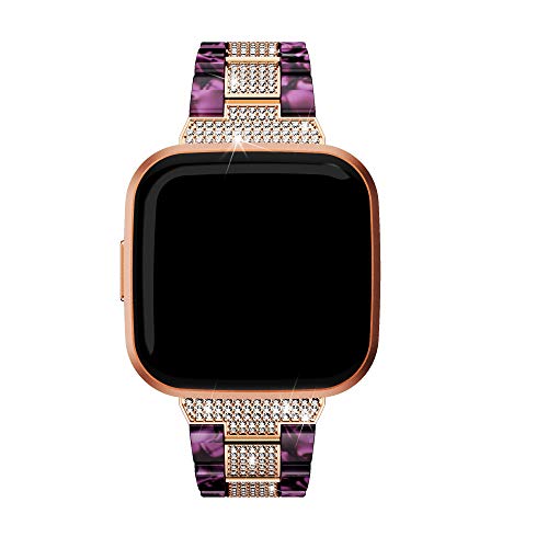 Correa compatible para Fitbit Versa en púrpura miniatura 6