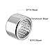 uxcell HK2016 Drawn Cup Needle Roller Bearings, Open End, 20mm Bore Dia, 26mm OD, 16mm Width (Pack of 5)