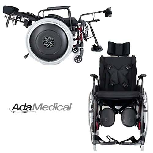 Cadeira de Rodas Reclinável em Alumínio Aeronáutico Dobrável em X - Pneu Inflável - MA3R - Ortomobil