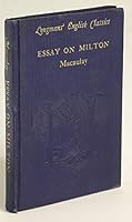 Macaulay's Essay on Milton [Longman's English Classics] B000MMPQH8 Book Cover