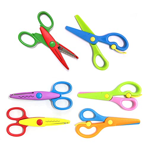 6 forbici fatte a mano per bambini, forbici