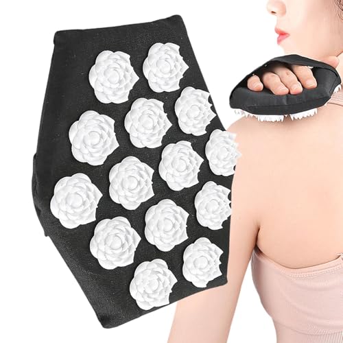 Guantes masajeadores de mano, herramienta de masaje manual multiusos para espalda, cuello, hombros, piernas y cabeza, guantes de masaje de mano, masajeador manual para cuello, espalda, hombros, cabeza