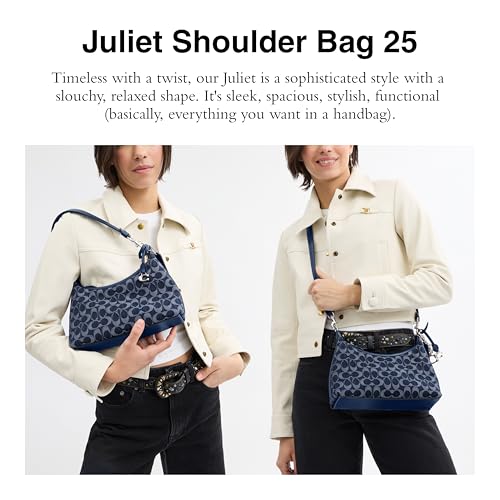 Coach Juliet Shoulder Bag 25 in Signature Denim, LH/Deep Blue Multi2