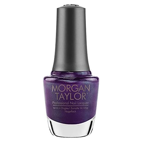 Morgan Taylor Nail Lacquer Disney Villains Collection (Make 'Em Squirm) Metallic Purple Nail Polish, Finger Nail Polish, .5 ounce Cover