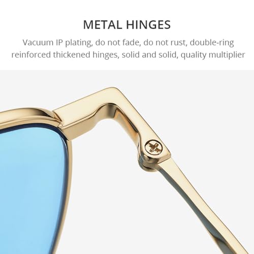 Lunettes de soleil surdimensionnées miroir pour bloquer les reflets
