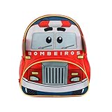 Mochila Infantil Com Alças Bombeiro
