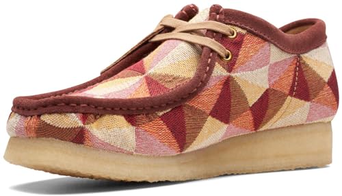 Clarks - Mens Wallabee Shoe, Color Yellow MUL, Size: 12.5 M US4