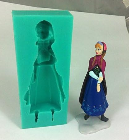 Frozen Anna Silicone Fondant Mold Chocolate Mold Sugar Mold Candy Mold