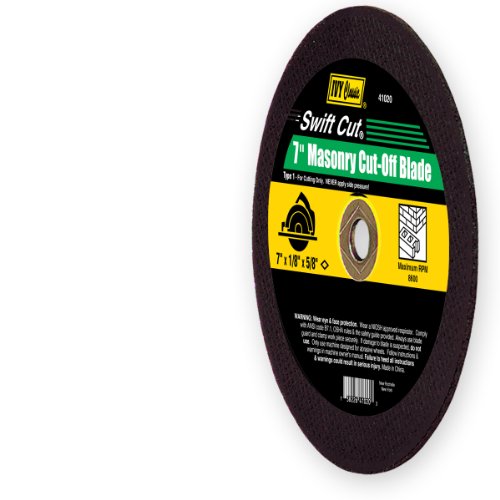 Ivy Classic 41020 Swift Cut 7-Inch X 1/8-Inch X 5/8-Inch Diamond Knockout Arbor, Masonry Cut-Off Blade For Circular Saws, 1-Piece #TOP19