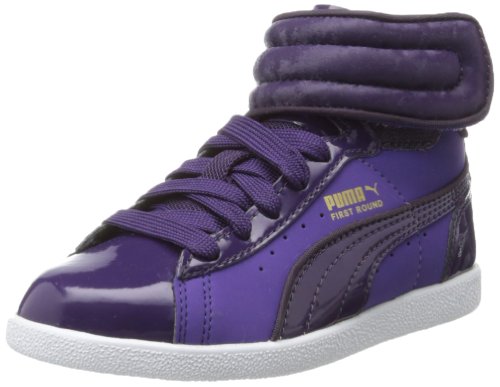 PUMA First Round Shimmy Shoe (Little Kid/Big Kid),Blackberry,6.5 M US Big Kid