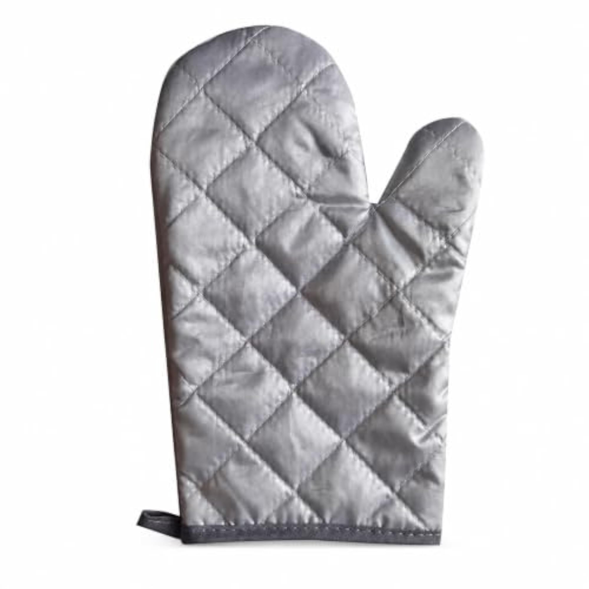 Silver-Coated Oven Mitts with Heat Resistance