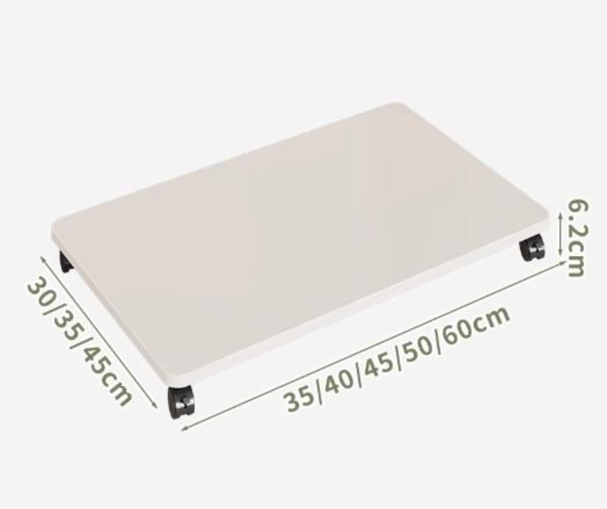 YWHT可動収納ボックス台座ベルトプーリ置物棚、本体トレイ、花盤台座ジンバルブラケット、省スペース360度回転移動簡単安定性耐荷重耐