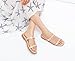 geluboao Sandals Women's Dressy Summer Fashion Slip On Slides With Two Straps Metal Circular Soft Leather Slippers for Casual Party Cute Beach 9