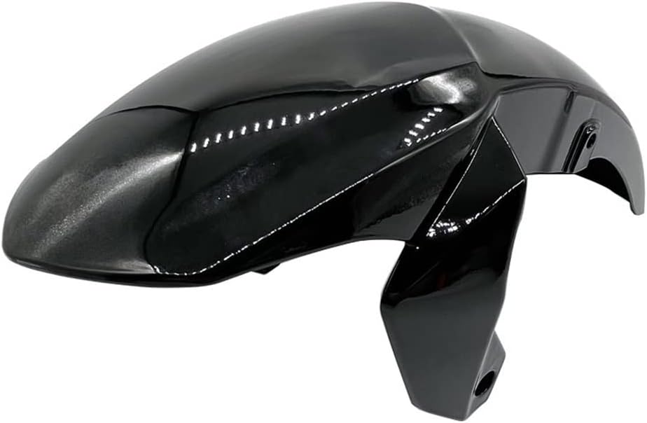 for K&awasaki ER6N ER6F Ninja 650R 2012 2013 2014 2015 2016 Motorcycle Front Mudguard Tire Mudguard ABS Plastic Mud Guard Protector Splash ​Guard(Black 1)