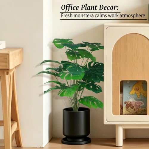 SZC&MFZ Fake Plants Tall,Artificial Monstera Plants of Palm Tree for Indoor - image 7