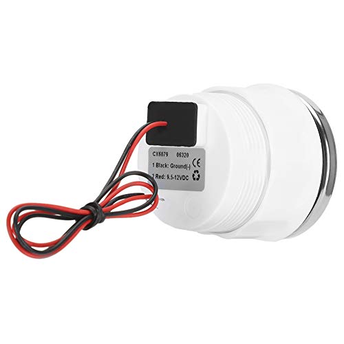 Batterie-Monitoranzeige, Batteriekapazitätsanzeige, digital, 52 mm, 2 Zoll, 12 V, wasserdicht, mit Smart-Alarm, Ersatz für Schiffe